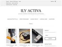 Tablet Screenshot of ilyactiva.com